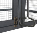 Pleasant Patch 84" Deluxe Chicken Coop - Grey - Seasonal Overstock