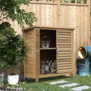 Storage Sheds, Wood Outdoor Garden Pool Side Storage Cabinet 34" x 18" x 38" - Seasonal Overstock
