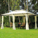Gazebos, Eden 10 x 13ft Cream Gazebo Canopy and Frame - Seasonal Overstock