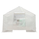 Greenhouse, 10' x 9.5' x 8' Soft Cover Greenhouse - White - Seasonal Overstock
