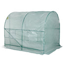 Greenhouses, 8.2' x 6.6' x 6.6' Soft Cover Greenhouse in Green - Seasonal Overstock
