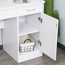 Desks, Dylan White Study Desk With Drawers - Seasonal Overstock