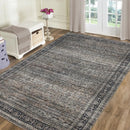 Rishika Brown Oriental Washable Area Rug by Sahara Designs - Seasonal Overstock