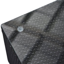 Vina 3pc Outdoor Patio Sofa with RHF Chaise and Table - Dark Blue / Black - Seasonal Overstock