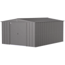 Storage Sheds, 10' x 14' Arrow Classic Steel Storage Shed - Charcoal - Seasonal Overstock