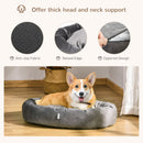 Dog Beds, Velvet Soft Dark Grey Medium Dog Bed - Seasonal Overstock