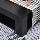 Weston Black Square Coffee Table - Seasonal Overstock