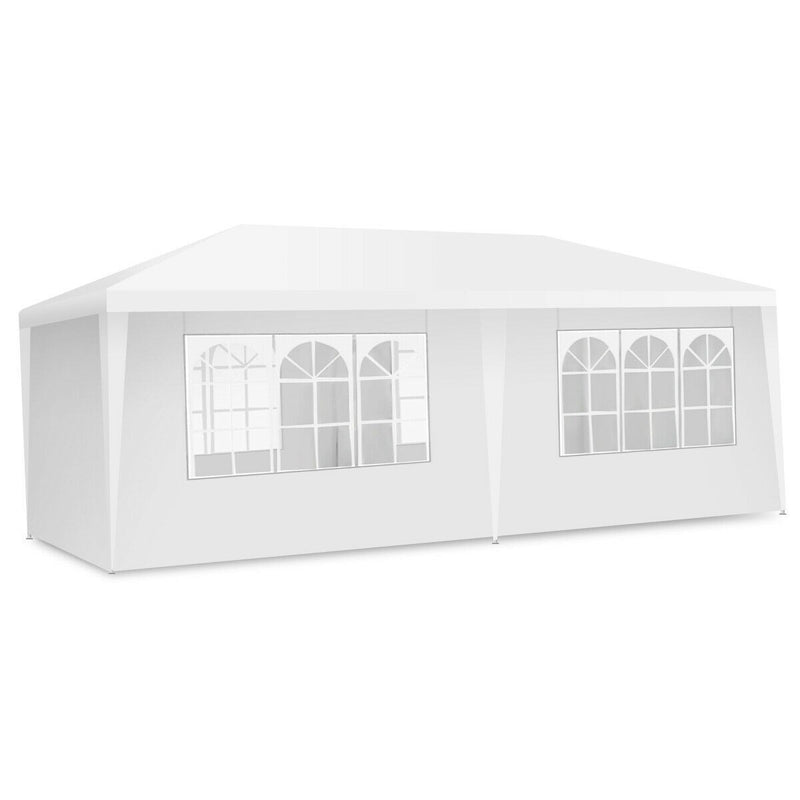 10' x 20' Party Tent With 6 Enclosure Wall Panels - Seasonal Overstock