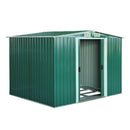 Storage Sheds, 8.5' x 6.8' x 5.8' Green Outdoor Garden Storage Shed - Seasonal Overstock