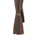 Jasper 10' x 12' Aluminum Two Tier Hard Top Patio Gazebo - Seasonal Overstock