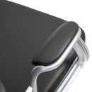 Stella Diamond Tufted Vanity Task Chair - Black Faux Leather - Seasonal Overstock