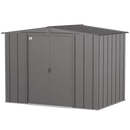 8' x 6' Arrow Classic Steel Storage Shed - Charcoal - Seasonal Overstock