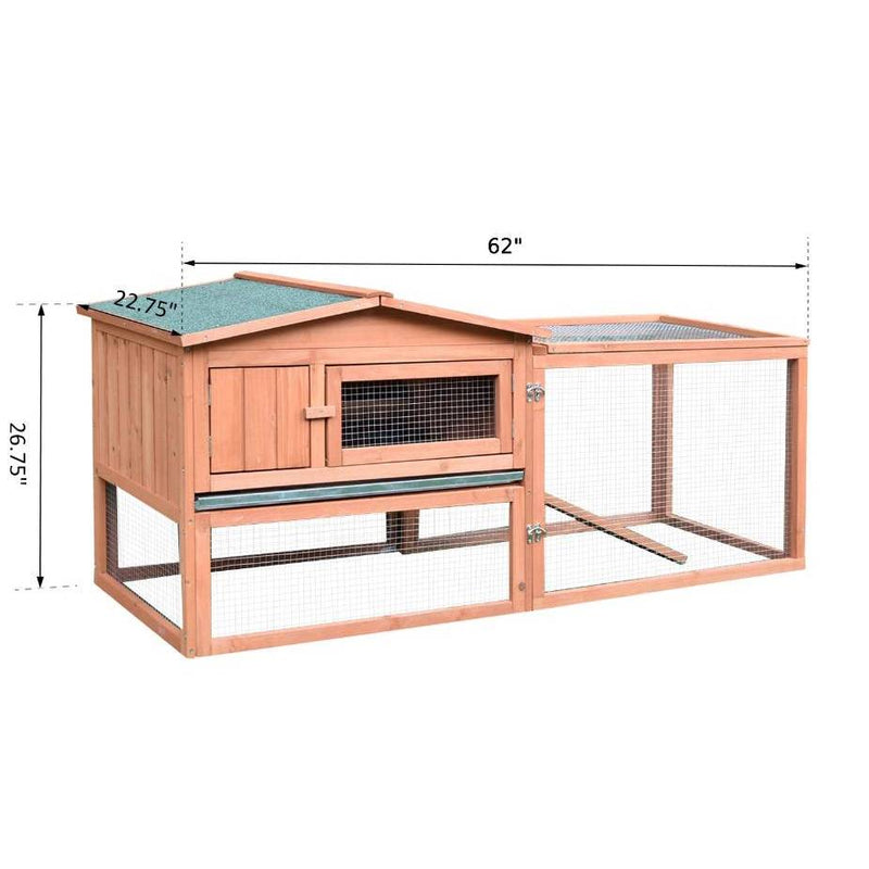 Backyard Friends Small Animal Hutch 5ft 2in - Seasonal Overstock