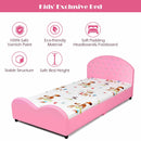 Amina Pink Twin Size Princess Platform Bed - Seasonal Overstock