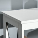 Isabel 5-Tier White Bookshelf - Seasonal Overstock