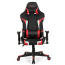 Office Chairs, Lucas High-Back Gaming Chair with Massage - Red - Seasonal Overstock