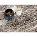 Martell Ivory / Beige Modern Area Rug by Puffy Comforts - Seasonal Overstock