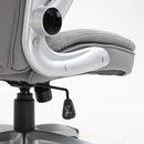 Office Chairs, Vincent Grey Executive Desk Chair - Seasonal Overstock