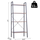 Aiden Industrial Style 4 Tier Ladder Shelf - Seasonal Overstock