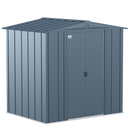 6' x 5' Arrow Classic Steel Storage Shed - Blue Grey - Seasonal Overstock