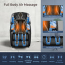 Full Body Zero Gravity Massage Chair with SL Track, Voice Control & Heat - Black - Seasonal Overstock