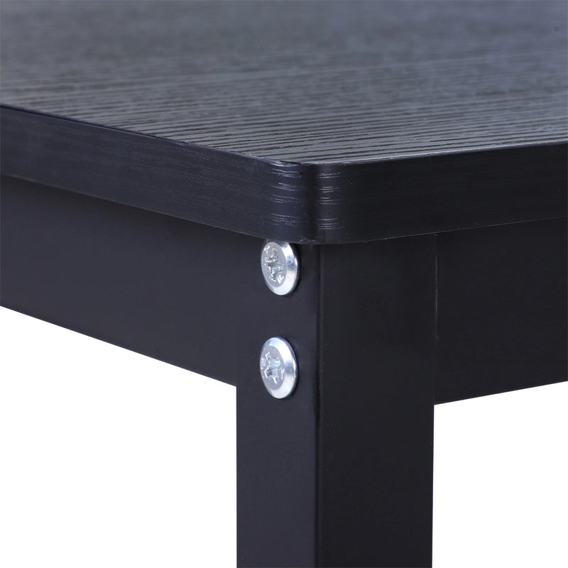 Lance Corner Desk with Metal Frame - Seasonal Overstock