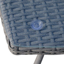 Patio Furniture, Okana 3pc Rattan Patio Chairs & Table Set - Grey - Seasonal Overstock