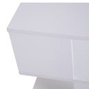 Tristan 3-Tier End Table - White - Seasonal Overstock