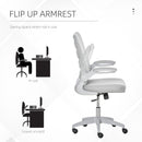 Office Chairs, Vinny Mesh Back Home Office Task Chair with Flip-Up Arm Rests Grey - Seasonal Overstock