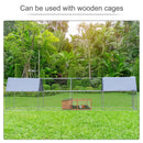 Coops & Hutches, 25' x 9.2' Steel Frame Walk-In Chicken Coop Run - Seasonal Overstock