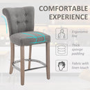 Colson 26" Grey Counter Bar Stool (2 Pack) - Seasonal Overstock