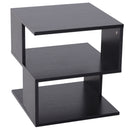 Tristan 3-Tier End Table - Black - Seasonal Overstock