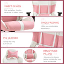 Gaming Chairs, Vivi Pink Gaming Chair with Adjustable Lumbar and Head Pillow - Seasonal Overstock