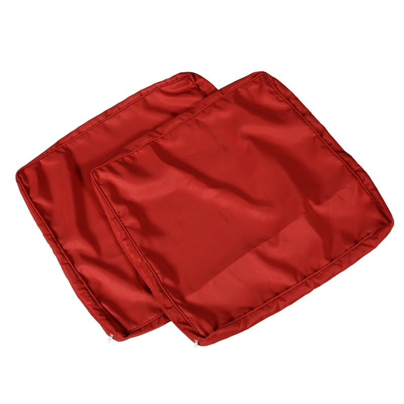 Wellington Shores 7pc Patio Sectional Replacement Cushion Covers - Red - Seasonal Overstock