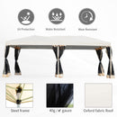 Canopy Tent, 10' x 20' Pop-Up Party Tent Gazebo with Removable Mesh Walls - Beige - Seasonal Overstock