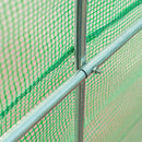 Greenhouses, 15 x 6.6ft Soft Cover Dome Top Greenhouse - Green - Seasonal Overstock