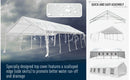 Canopy Tents, 33 x 20ft Heavy Duty Outdoor Canopy Tent for Events - Seasonal Overstock