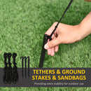 8ft Inflatable Snowman with Hand Up Waving - Seasonal Overstock