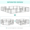 Heavy Duty 16-Panel Pet Playpen for Dogs - 23.5" Fencing Height - Seasonal Overstock