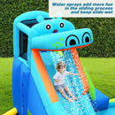 Bouncy Castles, Hippo Waters Bouncy Castle & Splash Pool 9.5' x 12.5' x 7.5' - Seasonal Overstock