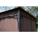 Gazebos, Summer Bliss 10 x 10ft Coffee Brown Gazebo - Seasonal Overstock