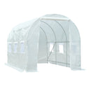 Greenhouses, 11.5' x 6.6 ft Soft Cover Dome Top Greenhouse - White - Seasonal Overstock
