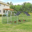 Coops & Hutches, 18.7' x 9.2' Steel Frame Walk-In Chicken Coop Run - Seasonal Overstock