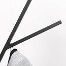 Ashly 9 Hook Black Metal Coat Rack Tree - Seasonal Overstock