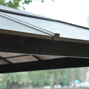 Aspen 14' x 12' Hard Top Patio Gazebo with Curtains and Netting - Seasonal Overstock