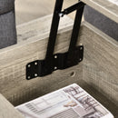 Coffee Tables, Cody Dual Lift Top Modern Coffee Table with Hidden Storage - Grey - Seasonal Overstock