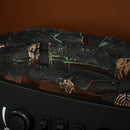 Mini Electric Fireplace with Realistic Flame - Black - Seasonal Overstock