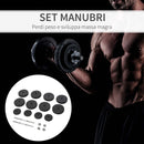 Set of 2 Adjustable Dumbbells Set 110 lbs (50 kgs) Total Weight - Seasonal Overstock