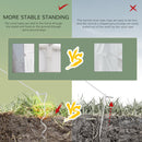 Canopy Tent, 10' x 28' Party Tent With Mesh Wall Panels - Seasonal Overstock