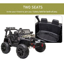 Ride On Toys, 12V Ride-On 2 Seat Police Truck With Parental Remote - Camo - Seasonal Overstock